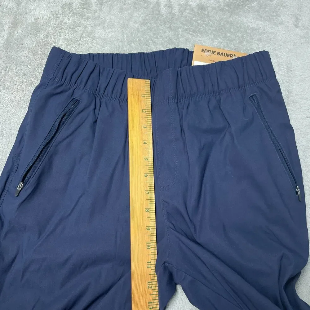 Eddie Bauer Women's 8 Fleece Lined Activewear Pants Navy H1012 - Picture 5 of 11